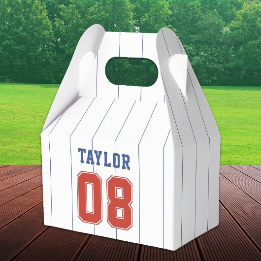 Ballotins Soirée de baseball Sport Pinstripe Anniversaire