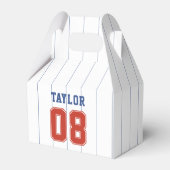 Ballotins Soirée de baseball Sport Pinstripe Anniversaire (Arrière)