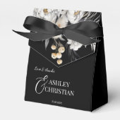 Ballotins Soirée de mariage noir et blanc (Verso)