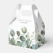 Ballotins Soirée de mariage simple Eucalyptus Green (Verso)