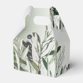 Ballotins Soirée de mariage Vert Feuilles Noir Olive Élégant (Arrière)