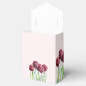 Ballotins Soirée de mariage violet rose Allium aquarelle flo (Ouvert)