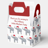 Ballotins Soirée de Noël blanc Eléphant sur mesure (Ouvert)