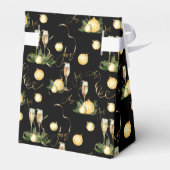 Ballotins Soirée de Noël élégante Noir & Or (Arrière)