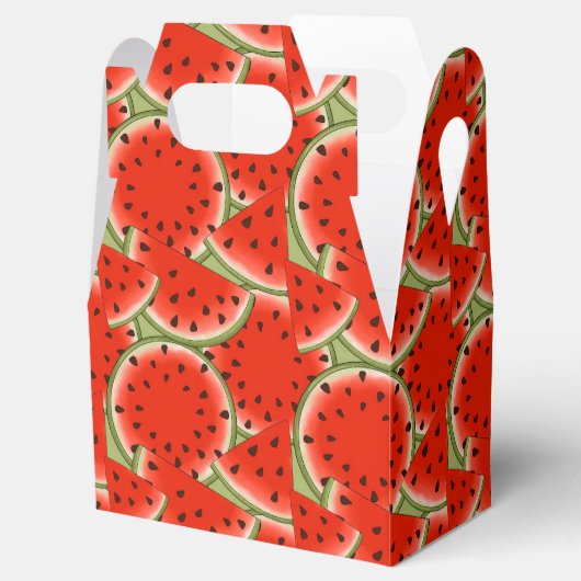 Ballotins Soirée motif carrelée à la pastèque (Ouvert)