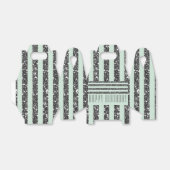 Ballotins Soirée Parties scintillant Minty Green & Silver (Déplié)