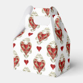 Ballotins Soirée Saint Valentin au coeur rouge (Arrière)