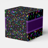 Ballotins Soirée tendance Halloween violet saupoudré de beig (Arrière)