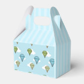 Ballotins Soleil à air chaud bleu et ciel nuageux vert (Arrière)