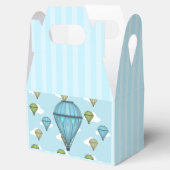 Ballotins Soleil à air chaud bleu et ciel nuageux vert (Ouvert)