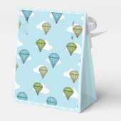 Ballotins Soleil à air chaud bleu et ciel nuageux vert (Arrière)