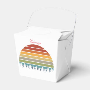 Ballotins Soleil rayé multicolore avec arbres Thunder_Cove