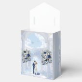 Ballotins Something Blue Wedding Favor Box (Ouvert)
