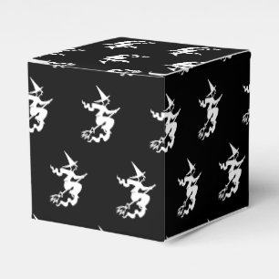 Ballotins Sorcière d'Halloween motif noir et blanc