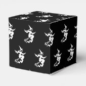 Ballotins Sorcière d'Halloween motif noir et blanc (Arrière)