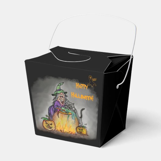 Ballotins Sorcière et chat, Joyeux Halloween ! (Verso)