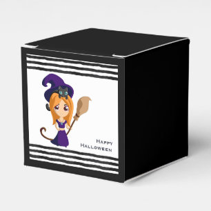 Ballotins Sorcière mignonne en Casquette violet Halloween