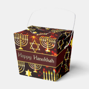 Ballotins Sortie Red & Gold de Hanoukka Menorah