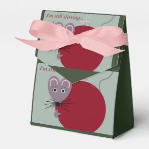 Ballotins Souris de Noël avec ornement est toujours en train