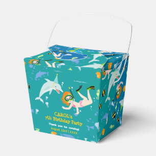 Ballotins Sous la mer dauphins et fête d'anniversaire fille