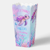 Ballotins Sous la mer mignonne tortue rose violet anniversai (Recto)
