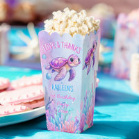 Sous la mer mignonne tortue rose violet anniversai