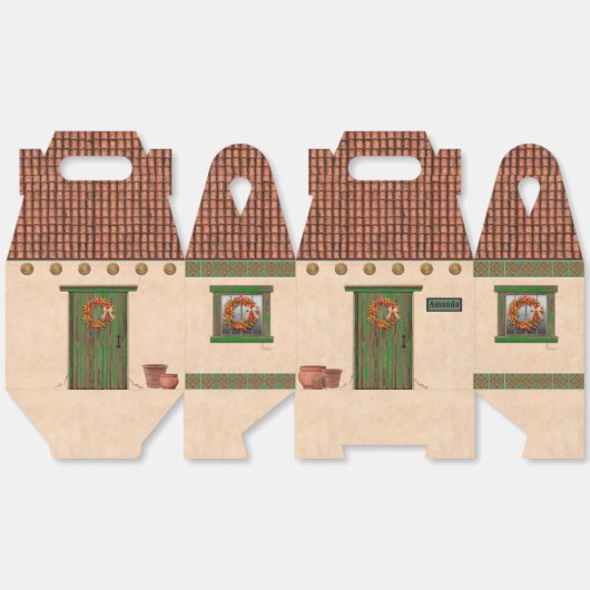 Ballotins Southwest Adobe and Terracotta Tile House Design (Déplié)