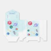 Ballotins Space Rocket Planètes garçon Anniversaire (Déplié)