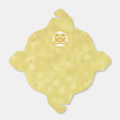 Ballotins Sparkle Gold Double Bonheur - Round (Déplié)