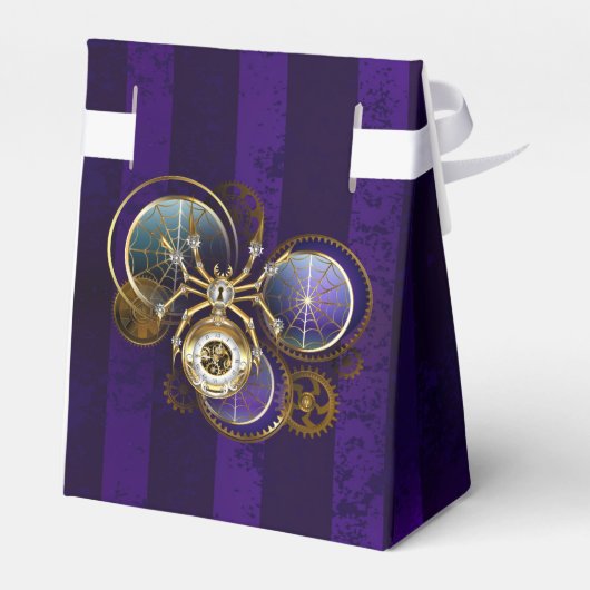 Ballotins Spider Steampunk sur Arrière - plan pourpre (Arrière)