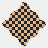 Ballotins Square Box Checkers Take Out Favor Boxes (Déplié)