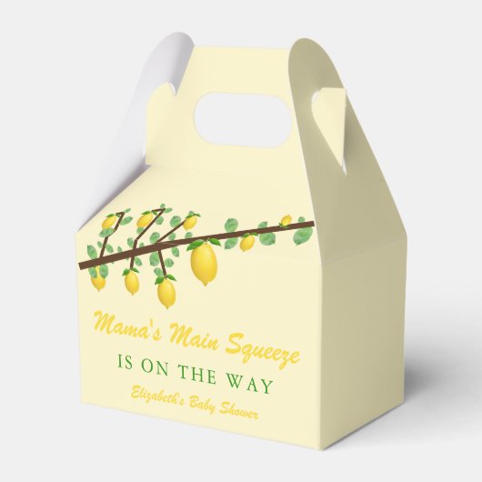 Ballotins Squeeze Lemon principal Baby shower neutre pour le (Verso)