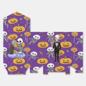 Ballotins Squelette mignon pour s'amuser à Halloween (Déplié)