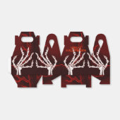 Ballotins Squelette Orange Mains Gable (Déplié)