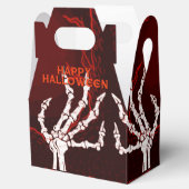 Ballotins Squelette Orange Mains Gable (Ouvert)