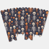 Ballotins Squelettes mignons d'Halloween (Déplié)