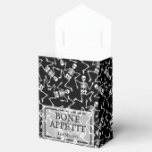 Ballotins Squelettes sur fond noir Halloween (Ouvert)