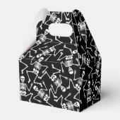 Ballotins Squelettes sur Halloween noir (Arrière)