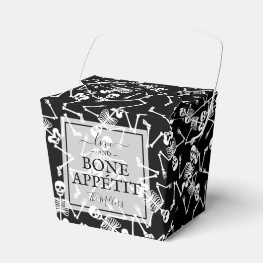 Ballotins Squelettes sur Halloween noir (Verso)