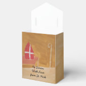 Ballotins St. Nick's Day Dutch Sinterklaas Watercolor Miter (Ouvert)