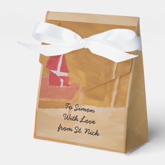 Ballotins St. Nick's Day Dutch Sinterklaas Watercolor Miter (Verso)