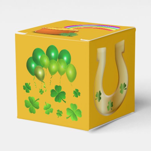 Ballotins St. Patricks Day Party Favoriser Box (Verso)
