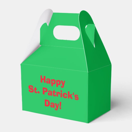 Ballotins St. Patrick's Day Party Vert Rouge 4Polly (Verso)