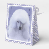 Ballotins Standard Poodle White Painting - Original Dog Art (Arrière)