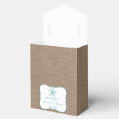 Ballotins Starfish Turquoise Burlap Beach Wedding Collection (Ouvert)