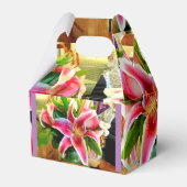 Ballotins stargazer rose lys bonbon étain (Arrière)