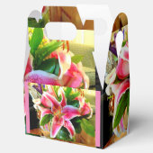 Ballotins stargazer rose lys bonbon étain (Ouvert)