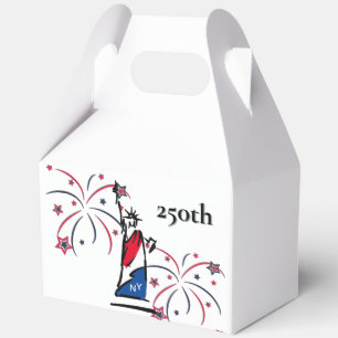 Ballotins Statue de la Liberté avec feu d'artifice 250e Indé