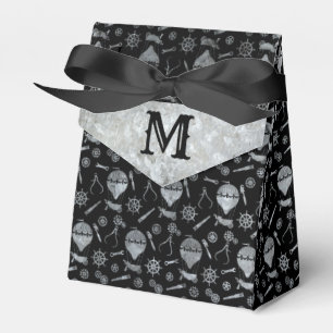 Ballotins Steampunk Silver Zinc Balloons Custom monogram