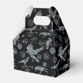 Ballotins Steampunk Silver Zinc Gears & Crows Monogram (Arrière)